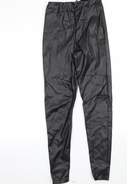Womens UK Size 6 PRETTYLITTLETHING  Capri Black Leggings