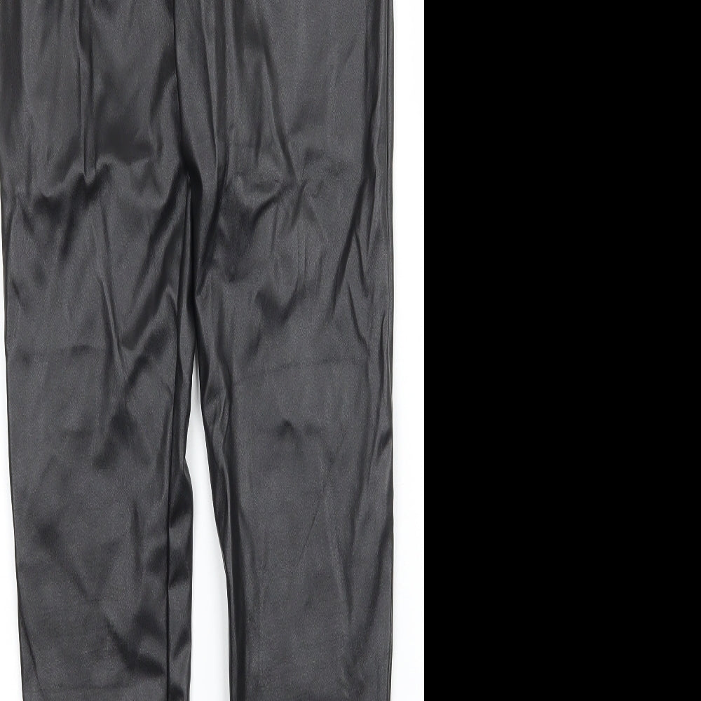 Womens UK Size 6 PRETTYLITTLETHING  Capri Black Leggings
