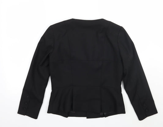 H&M Womens Black   Jacket Coat Size 8