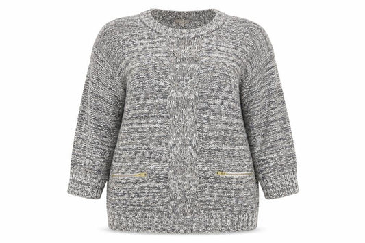Womens UK Size 18 Soon Grey Pullover Jumper