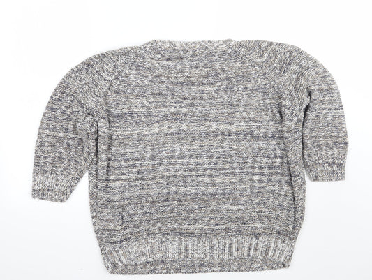 Womens UK Size 18 Soon Grey Pullover Jumper