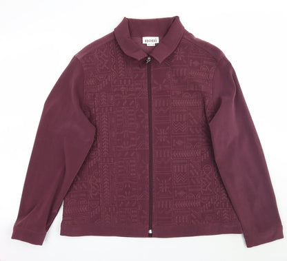 Noni Womens Purple   Jacket Coat Size 14