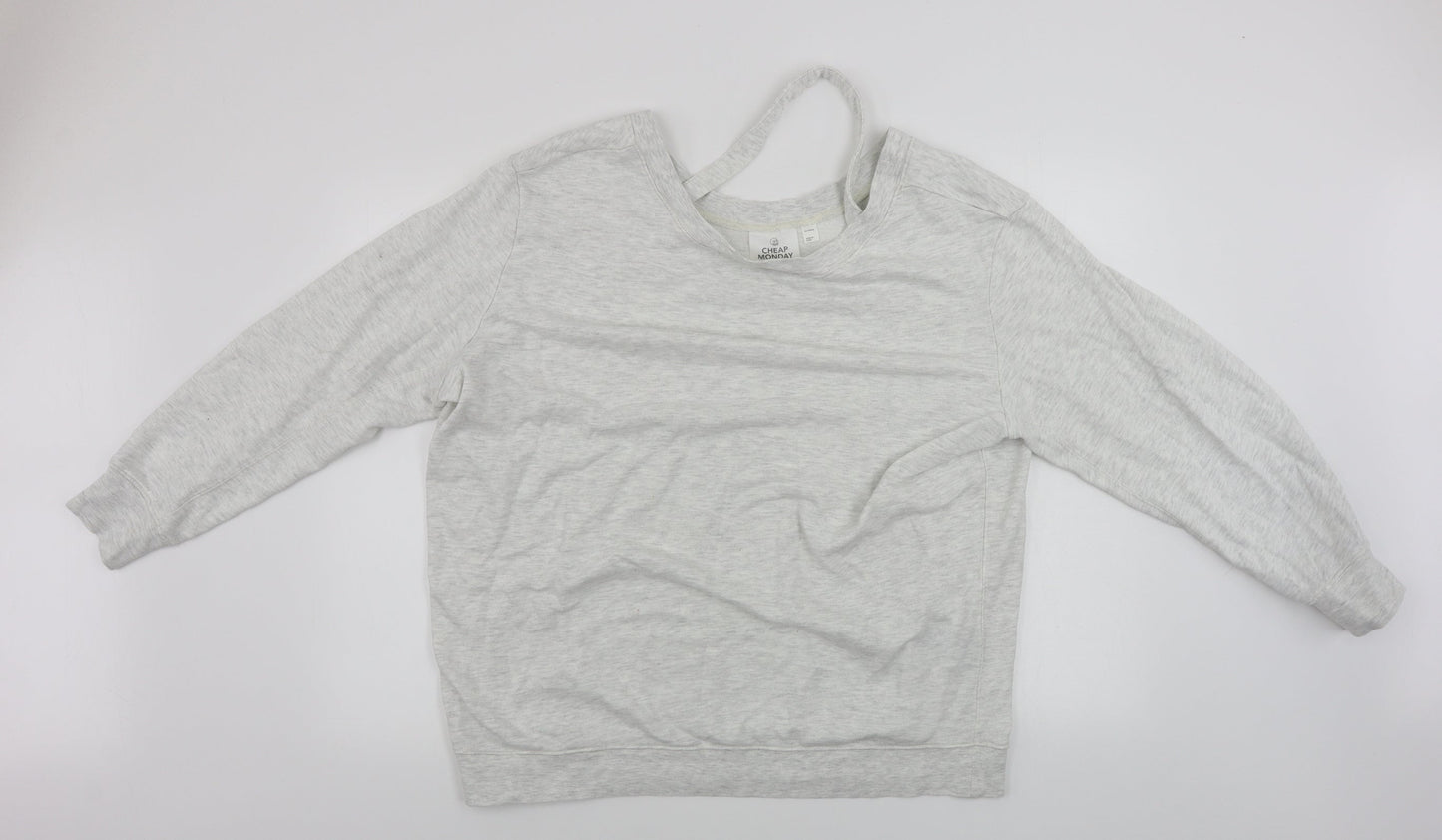 Cheap Monday Womens Grey   Pullover Jumper Size M