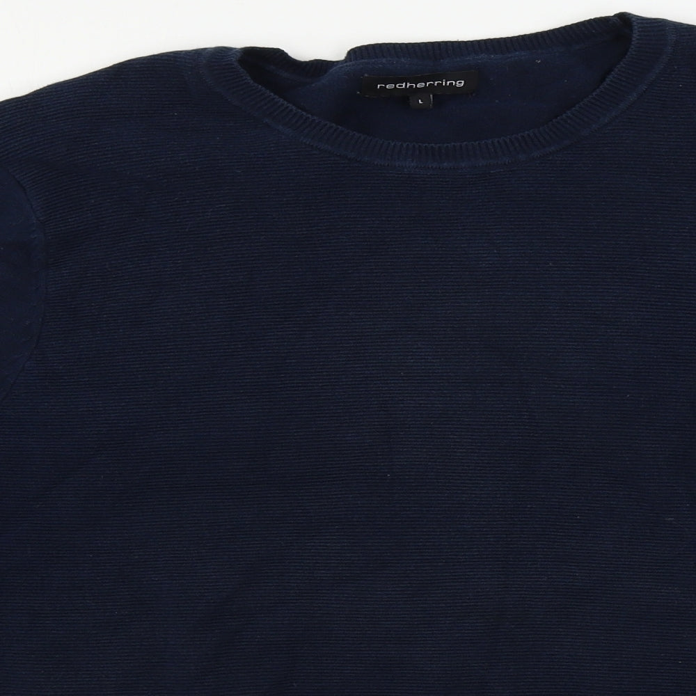 Womens UK Size L Redherring Blue Pullover Jumper