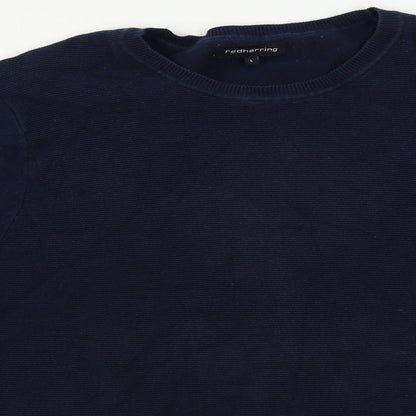 Womens UK Size L Redherring Blue Pullover Jumper