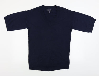 Womens UK Size S Lands' End Blue Pullover Jumper