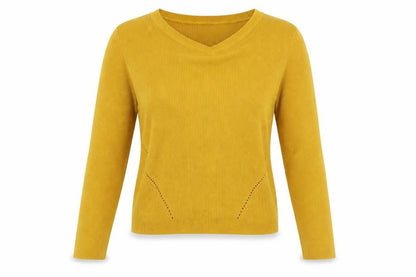 Womens UK Size S H&M Yellow Pullover Jumper