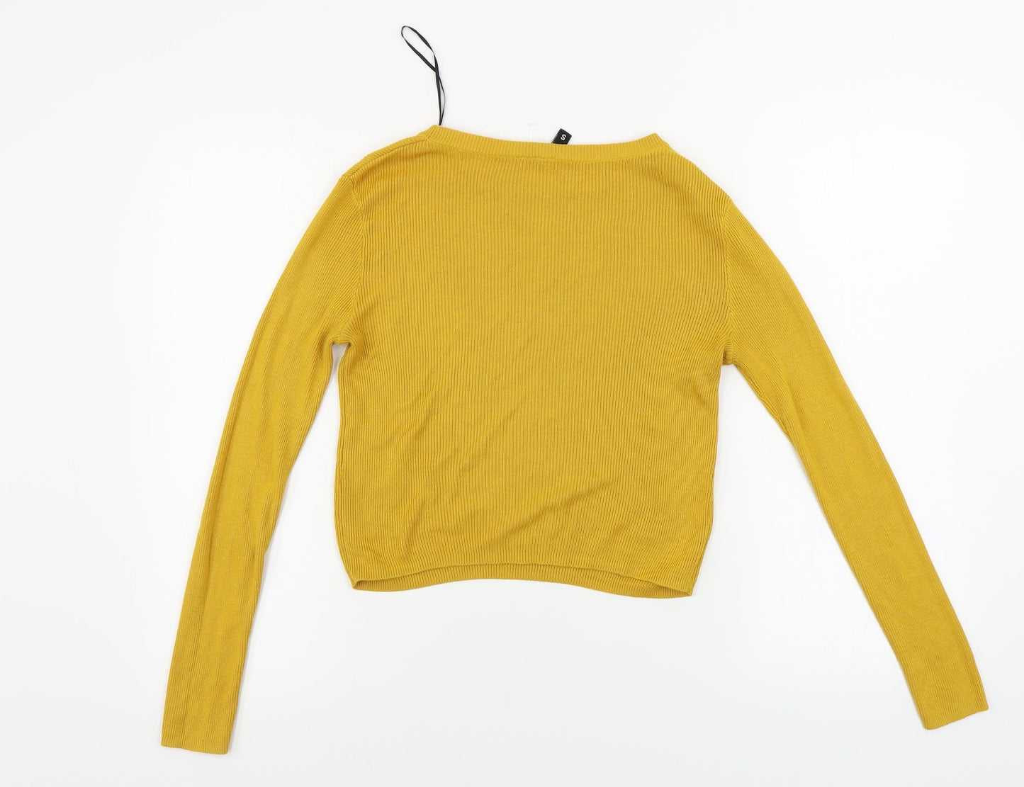 Womens UK Size S H&M Yellow Pullover Jumper