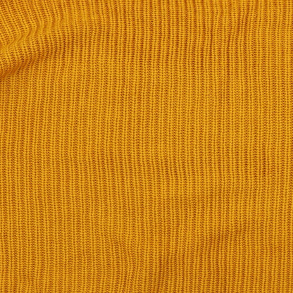 Womens UK Size M Papaya Yellow Pullover Jumper