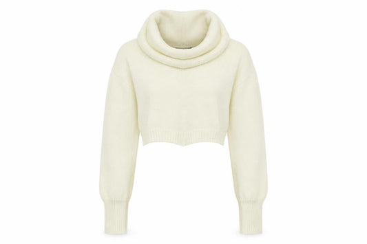 PRETTYLITTLETHING Womens Ivory   Pullover Jumper Size M