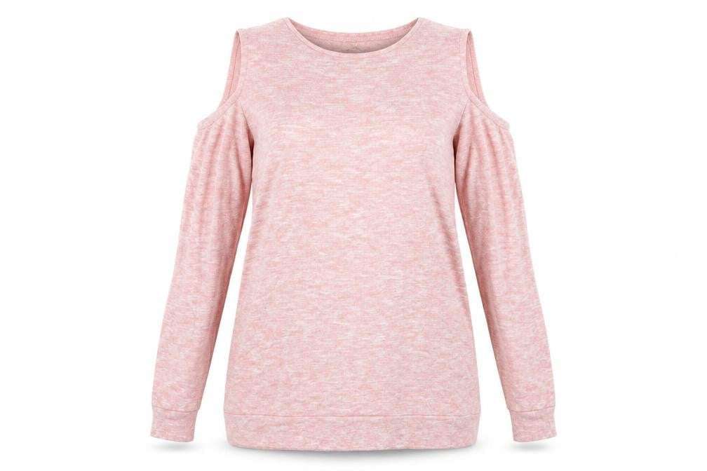 Womens UK Size 14 Papaya Pink Pullover Jumper