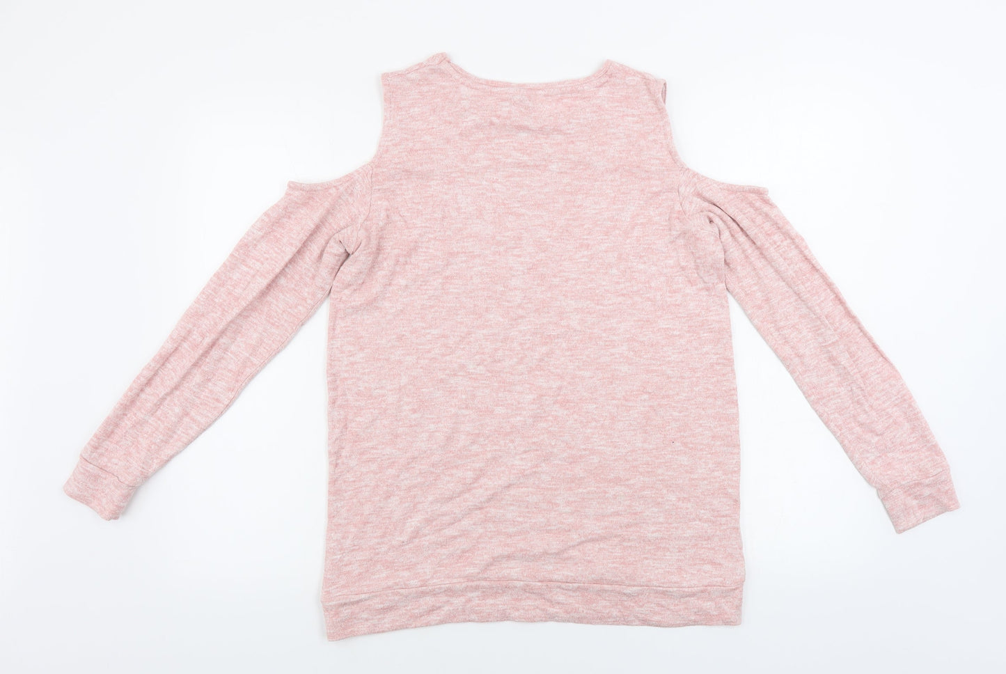 Womens UK Size 14 Papaya Pink Pullover Jumper