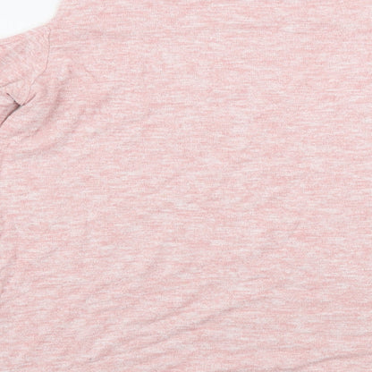 Womens UK Size 14 Papaya Pink Pullover Jumper