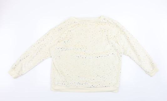 TU Womens Beige   Pullover Jumper Size 20