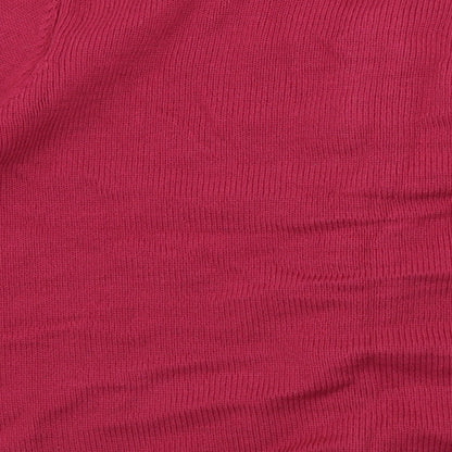 Womens UK Size M BM Pink Cardigan Jumper