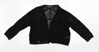 Womens UK Size M Bonmarché Black Cardigan Jumper