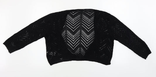 Womens UK Size M Bonmarché Black Cardigan Jumper