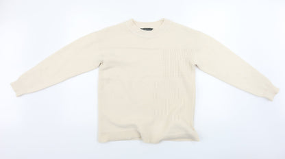 Womens UK Size 12 Bonmarché Beige Pullover Jumper