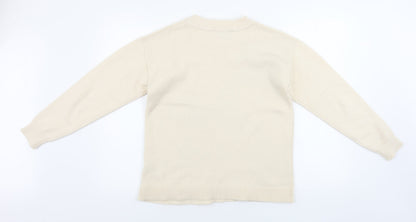 Womens UK Size 12 Bonmarché Beige Pullover Jumper