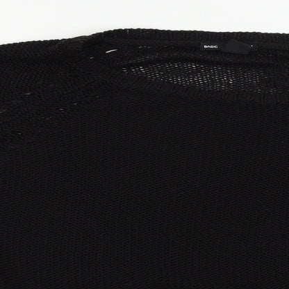 Womens UK Size S H&M Black Pullover Jumper