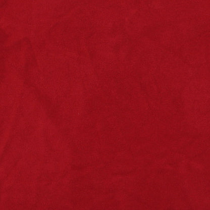 Womens UK Size L Reflect Red Pullover Jumper