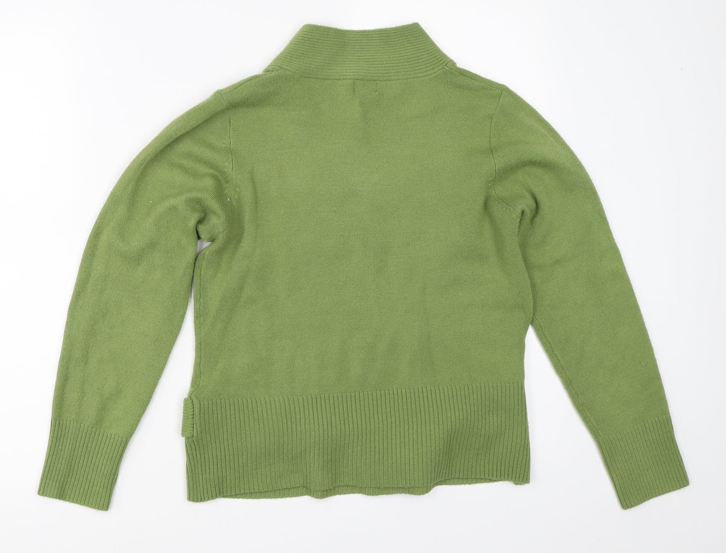 Womens UK Size L Filati Green Pullover Jumper