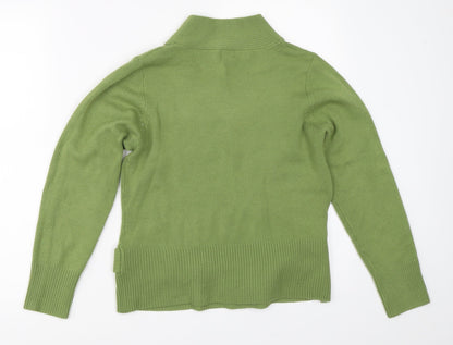 Womens UK Size L Filati Green Pullover Jumper