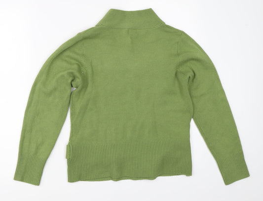 Womens UK Size L Filati Green Pullover Jumper