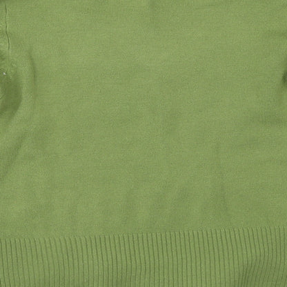 Womens UK Size L Filati Green Pullover Jumper