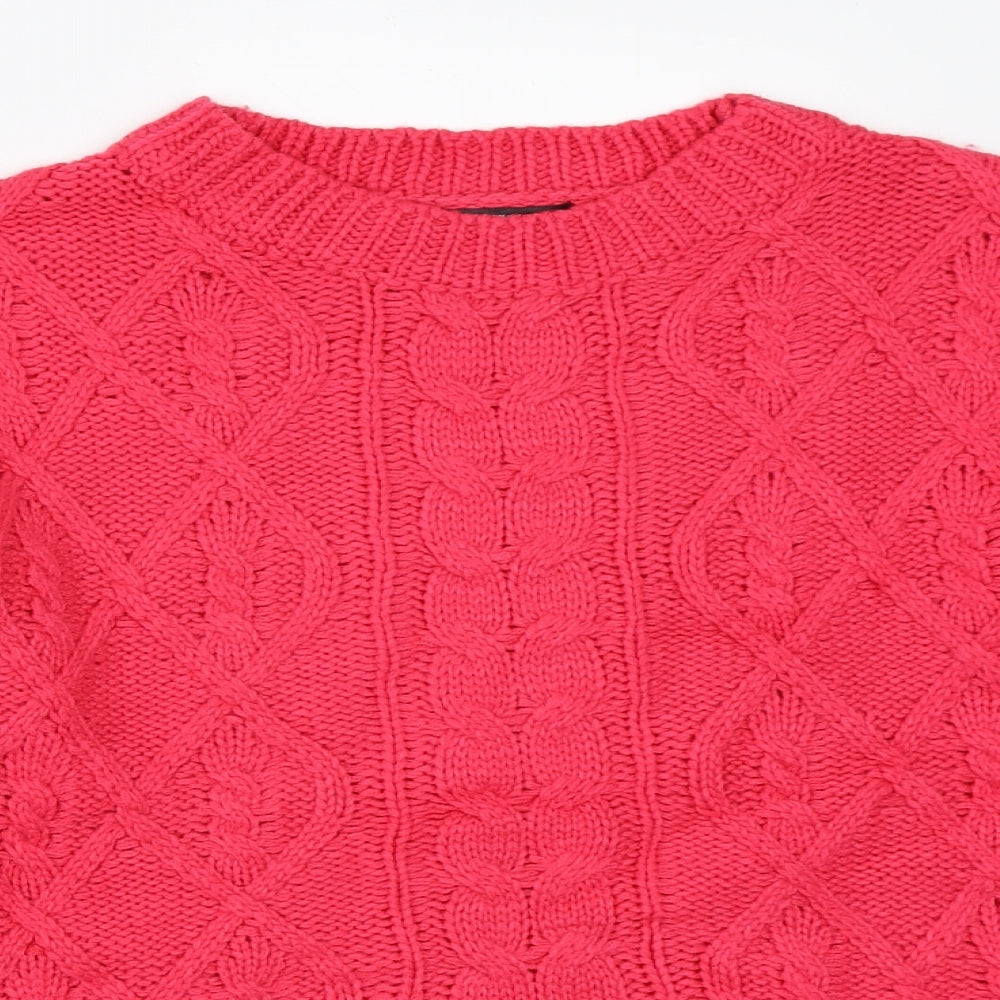 SheIn Womens Pink   Pullover Jumper Size M