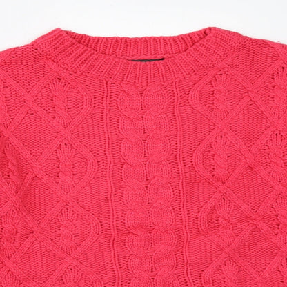 SheIn Womens Pink   Pullover Jumper Size M