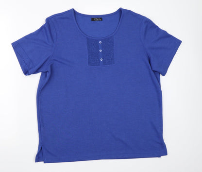 BM Womens Blue   Basic T-Shirt Size M