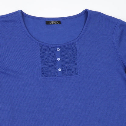 BM Womens Blue   Basic T-Shirt Size M