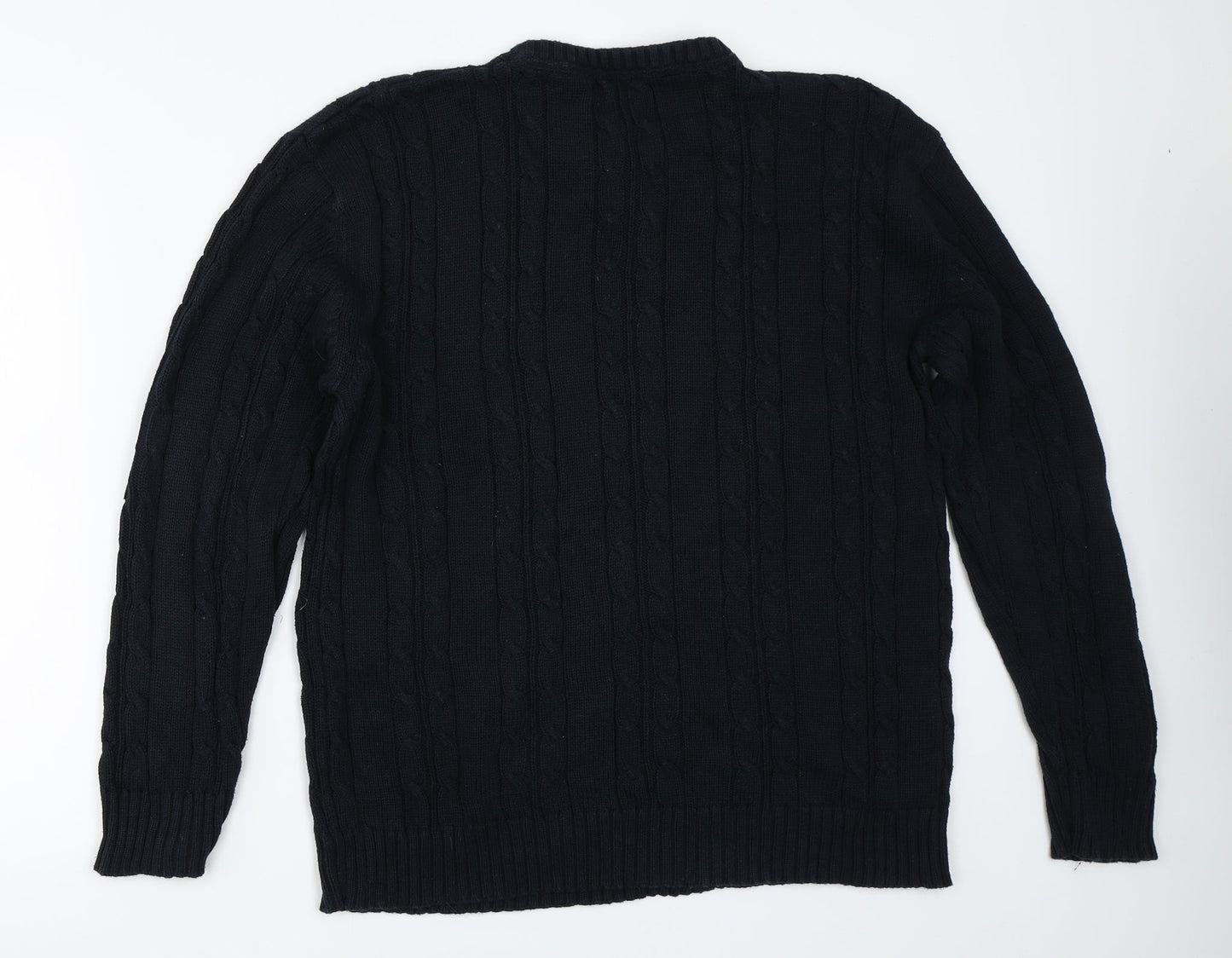 Avenue Mens Blue   Pullover Jumper Size L