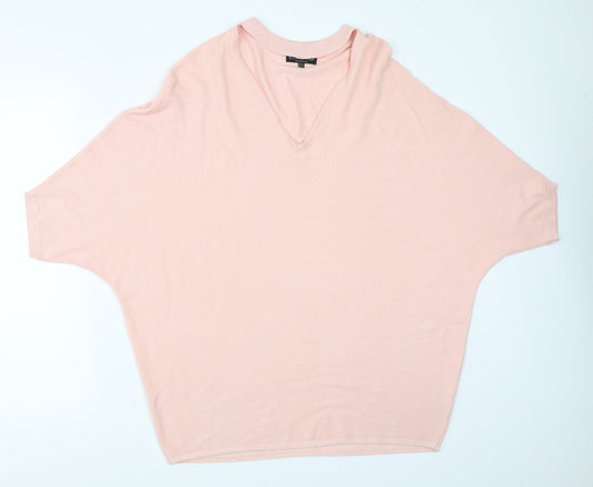 F&F Womens Pink   Pullover Jumper Size 16