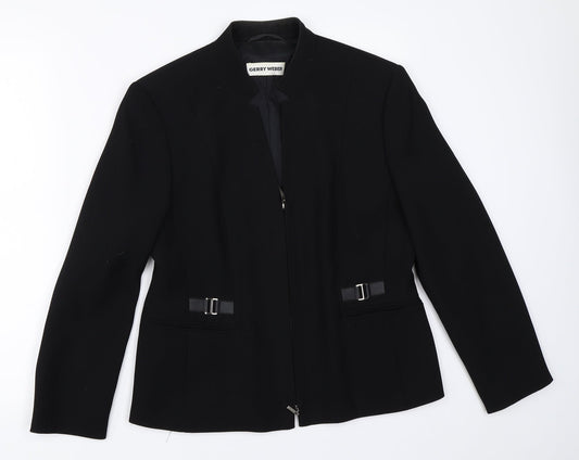 Gerry Weber Womens Black   Jacket Blazer Size 10