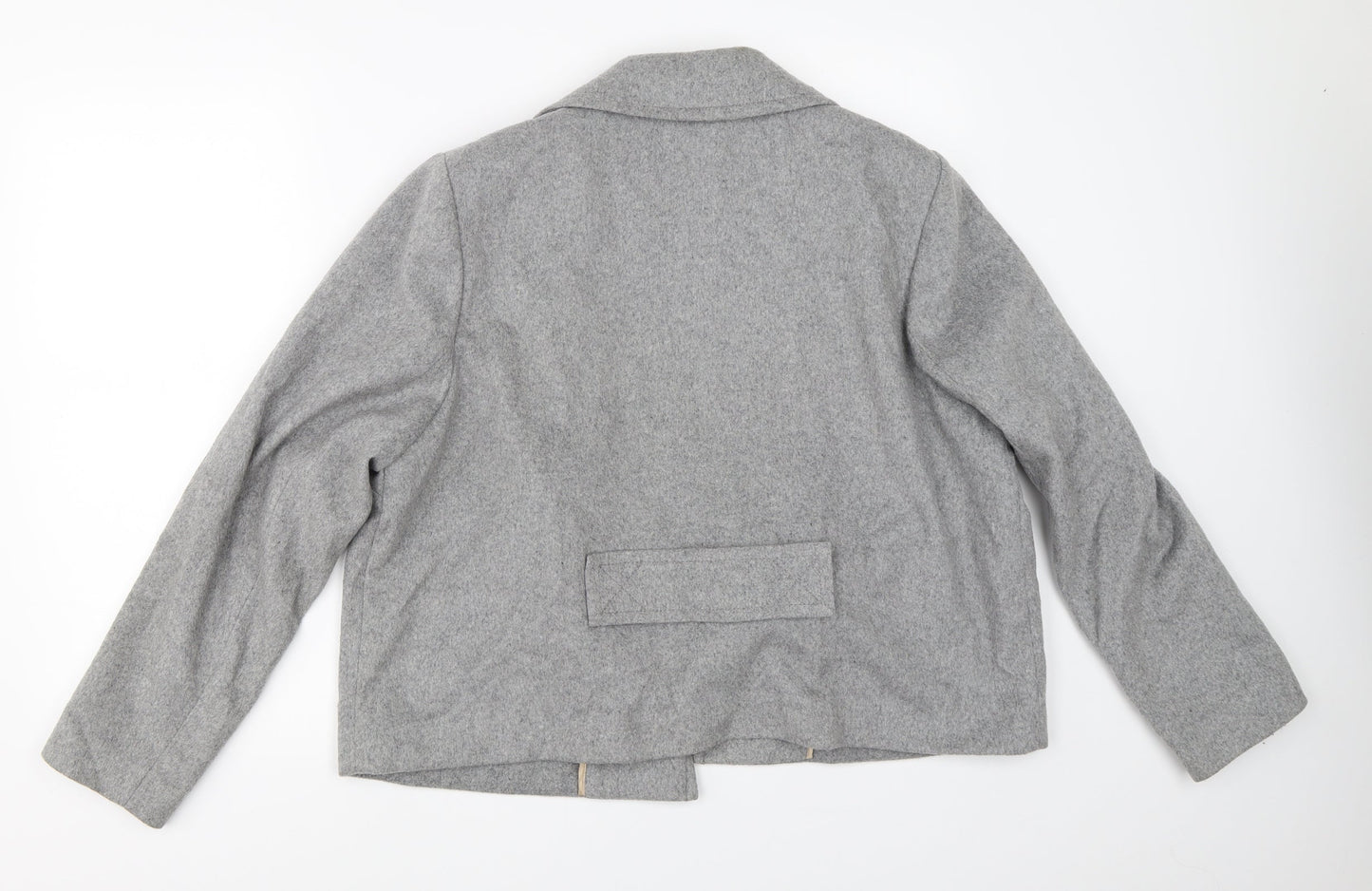 Womens UK Size 18 Marks and Spencer Grey Overcoat