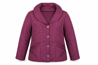 Klass Womens Purple   Overcoat Coat Size M