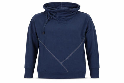 Cable & Gauge Womens Blue   Pullover Sweatshirt Size S