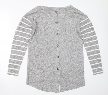 Womens UK Size 8 NEXT Grey Pullover Jumper