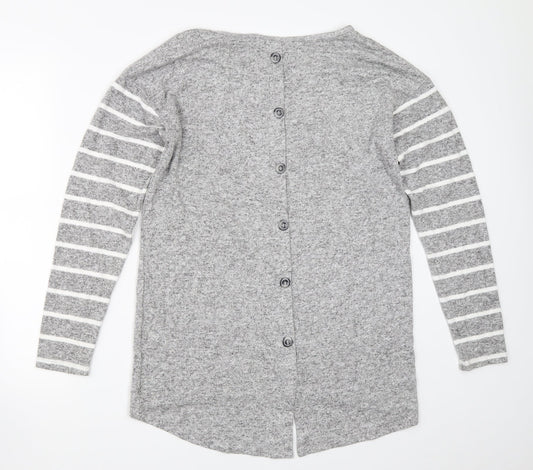 Womens UK Size 8 NEXT Grey Pullover Jumper