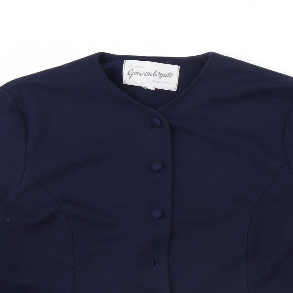 Womens UK Size 14 gordon wyatt Blue Jacket