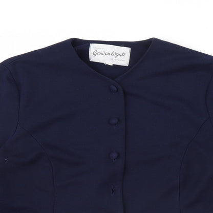 Womens UK Size 14 gordon wyatt Blue Jacket