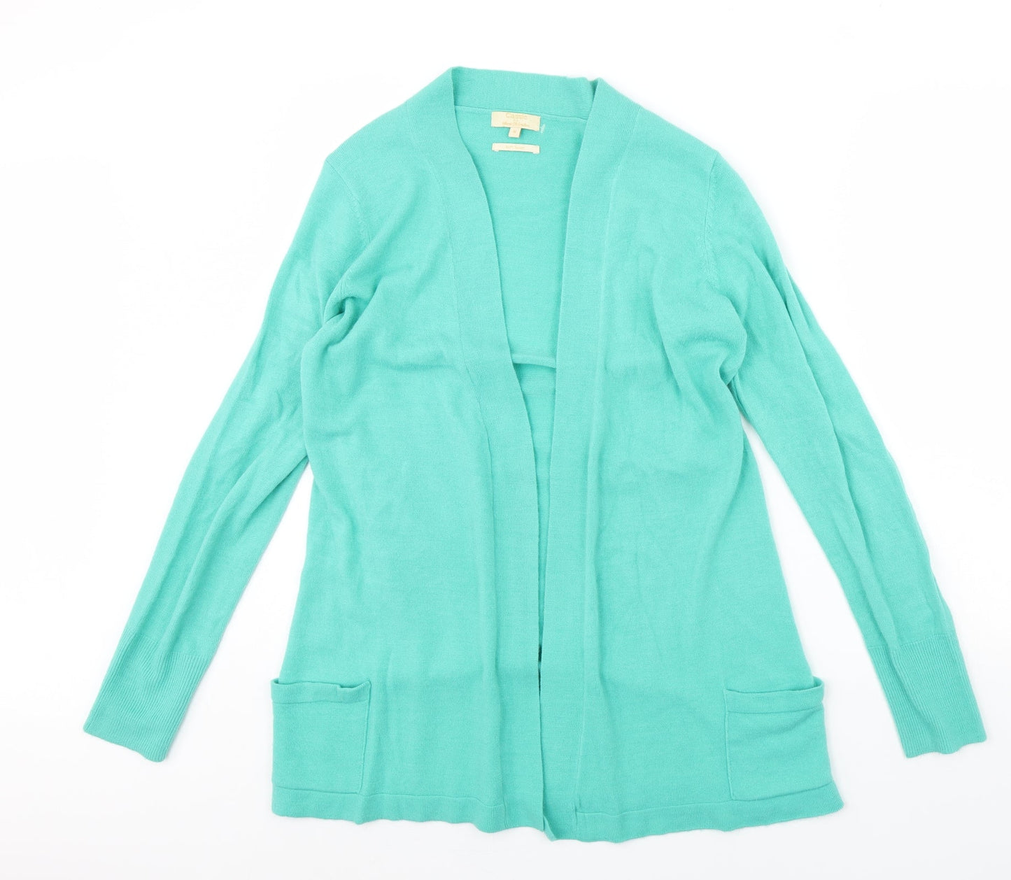 Womens UK Size M Sarah Hamilton Green Cardigan Jumper