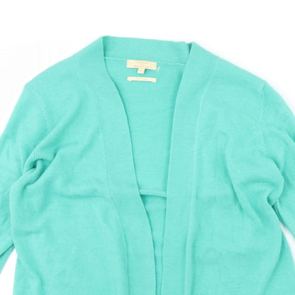 Womens UK Size M Sarah Hamilton Green Cardigan Jumper