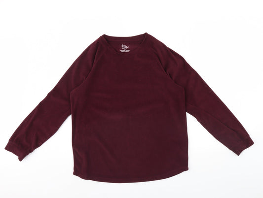 Womens UK Size S Love to lounge Red Pullover Jumper