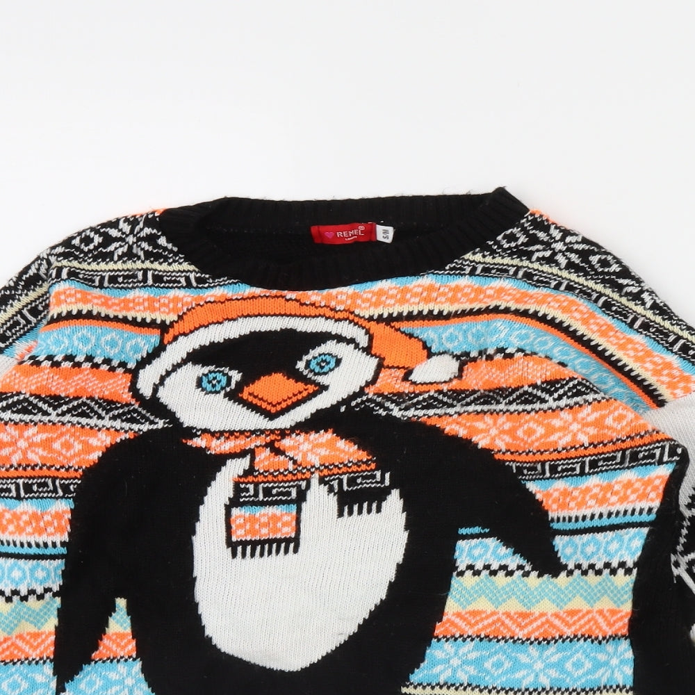 Womens UK Size S Remel Black Pullover Jumper