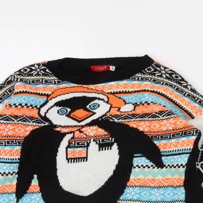 Womens UK Size S Remel Black Pullover Jumper