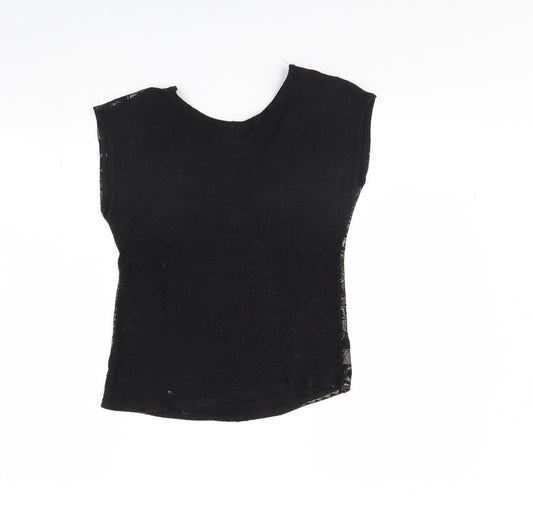Womens UK Size 10 Dolls Black Basic Tank