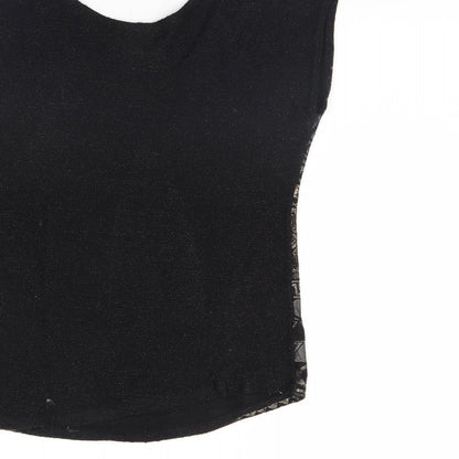 Womens UK Size 10 Dolls Black Basic Tank